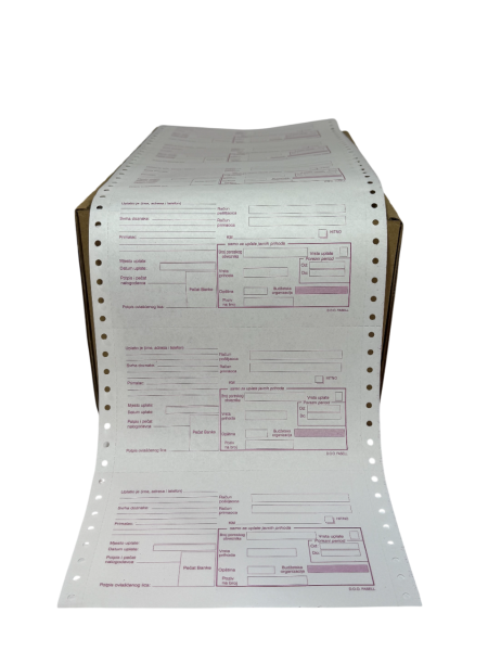 Kompjuterski papir VIRMAN beskonačni 1+2 kutija FASELL