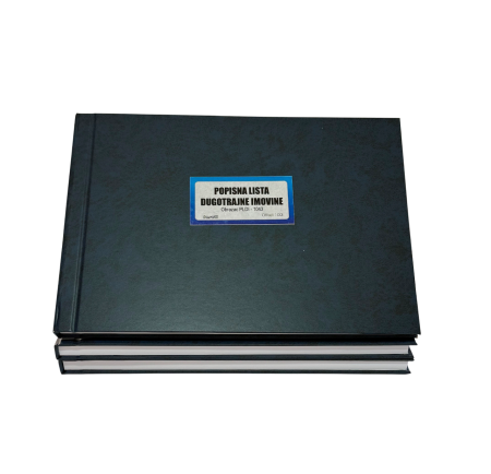 Popisna lista dugotrajne imovine 100 listova FASELL