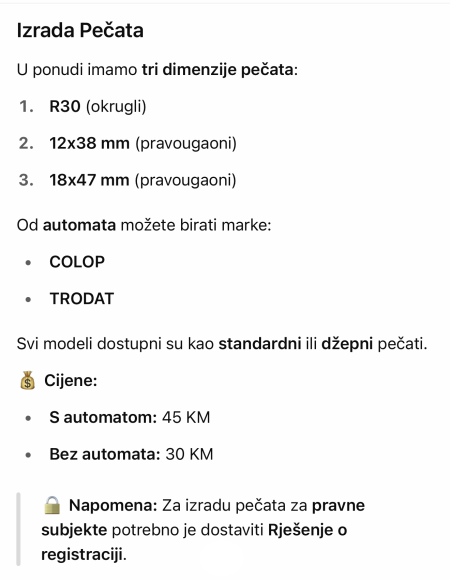 Izrada pečata